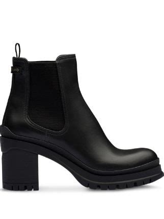 ankle boots prada|prada chunky heel ankle boots.